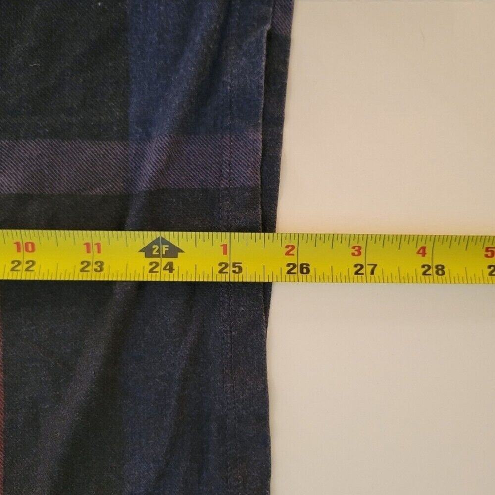 Burberry Brit Purple Plaid Top SzL - Picture 9 of 9